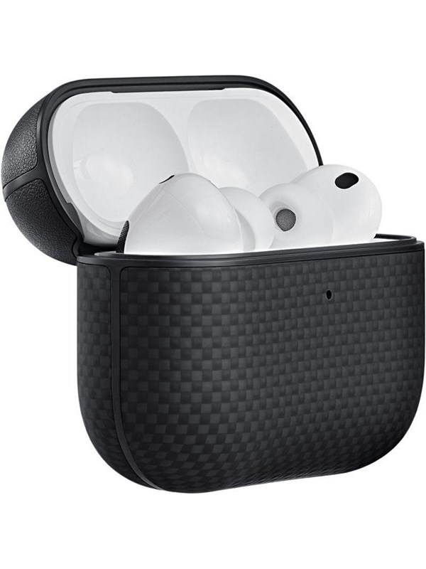 PITAKA Aramid Fiber Magnetic Case - Black/Grey - AirPods Pro 3