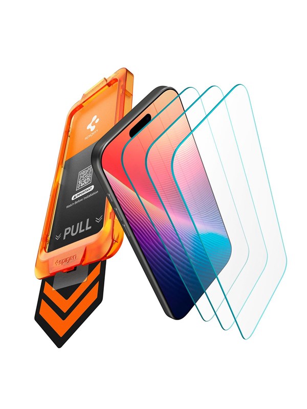 Spigen Glass tR AlignMaster S 3 Pack - iPhone 17