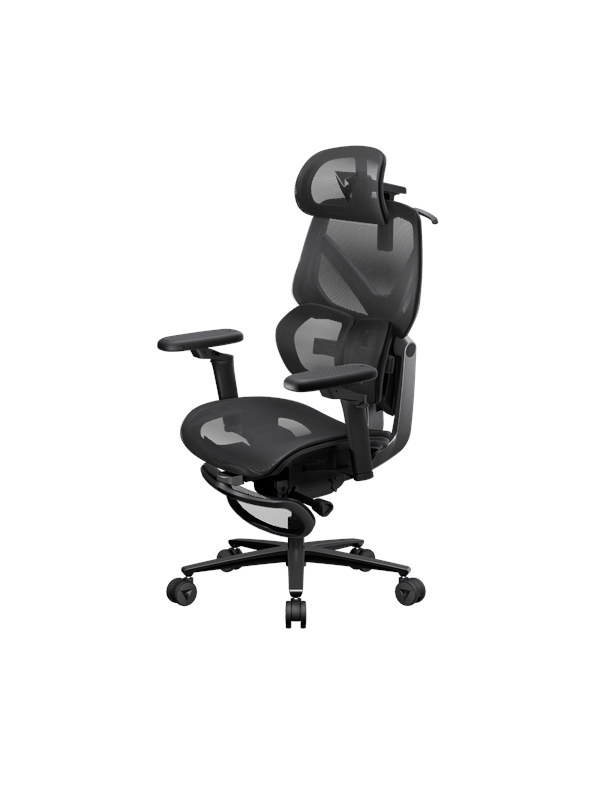 TX3 Flex Pro Footrest - Musta - Mesh - 123 kg