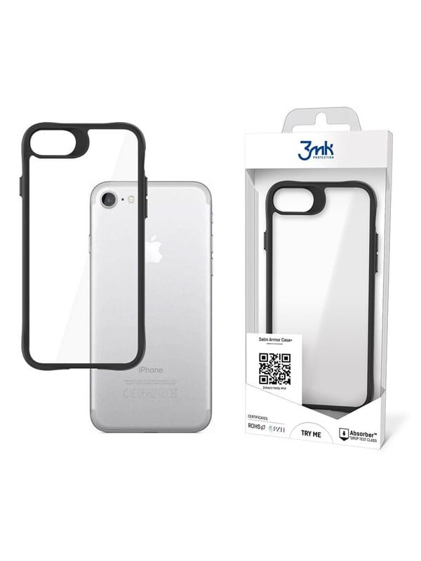 3mk Satin Armor Case+ case for iPhone 7 / 8 / SE 2020 / SE 2022 - transparent