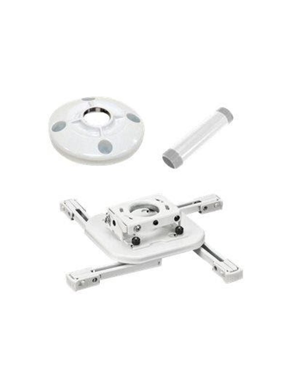 Chief Mini Universal RPA Projector Mount - Includes Projector Mount 6" Ceiling Plate and 3" Extension Column - White