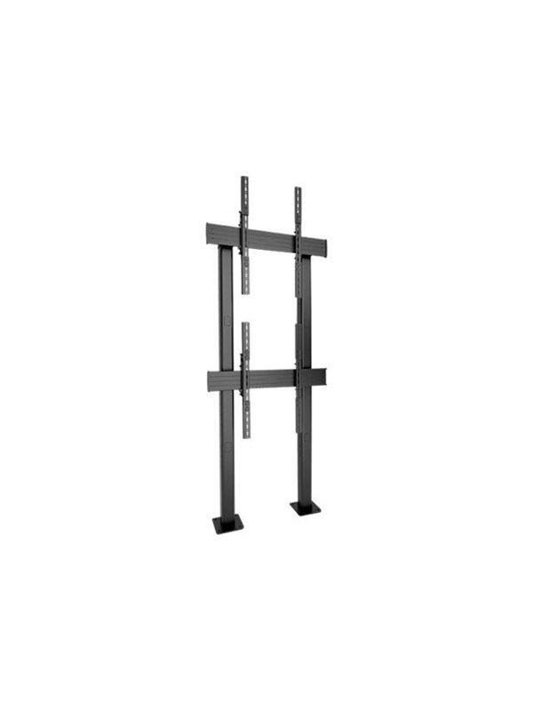 Chief LVM and LBM Series LBM1X2UP mounting kit - for 2 flat panels - black - TAA Compliant - Max 56.7 kg - recommended for 80"