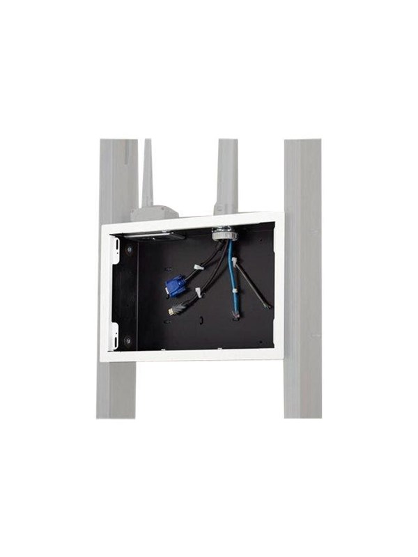 Chief Proximity In-Wall Storage Box with Flange - White - Max 4.54 kg - recommended for