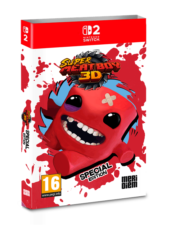 Super Meat Boy 3D (Special Edition) - Nintendo Switch 2 - Tasohyppely