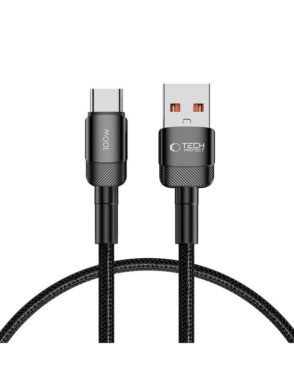 Tech-Protect UltraBoost Evo Cable USB-C / USB-A 100W 5A 0.5m - Black