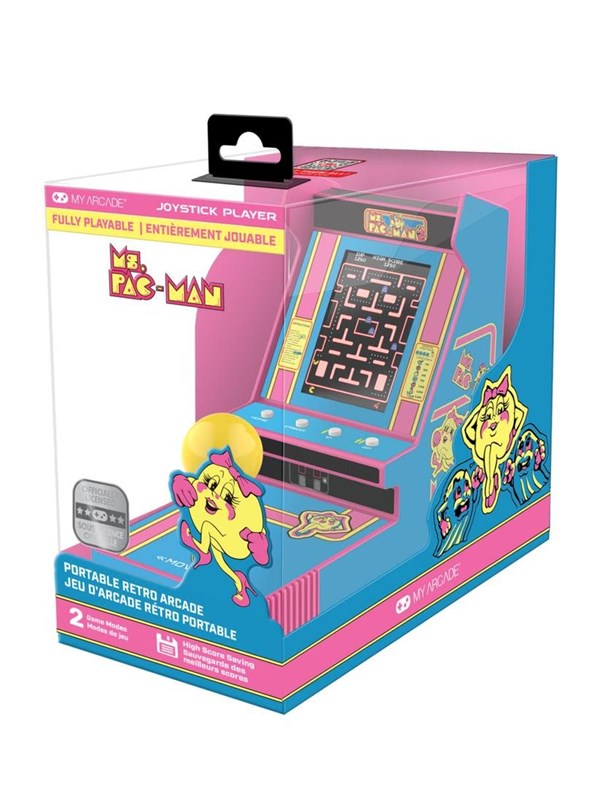 My Arcade JOYSTICK PLAYER 6.8"" MS.PAC-MAN RETRO A