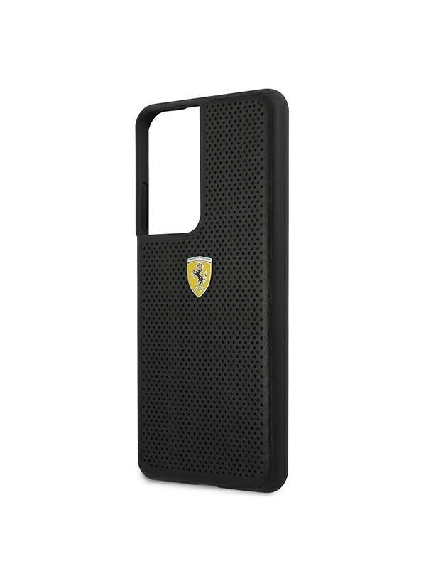 Ferrari On Track Perforated Case for Samsung Galaxy S21 Ultra - Black