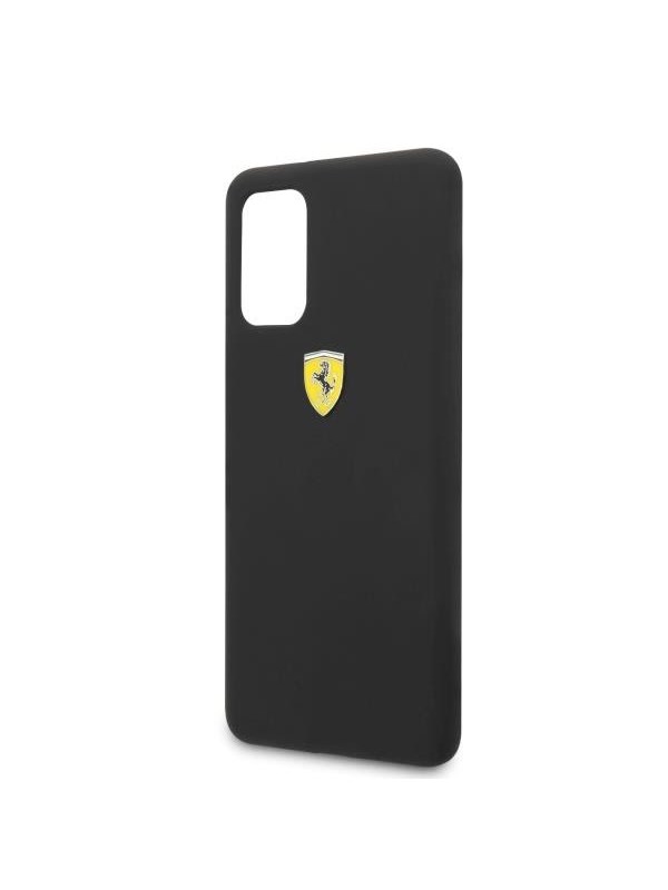 Ferrari Silicone Case for Samsung Galaxy S20+ - Black