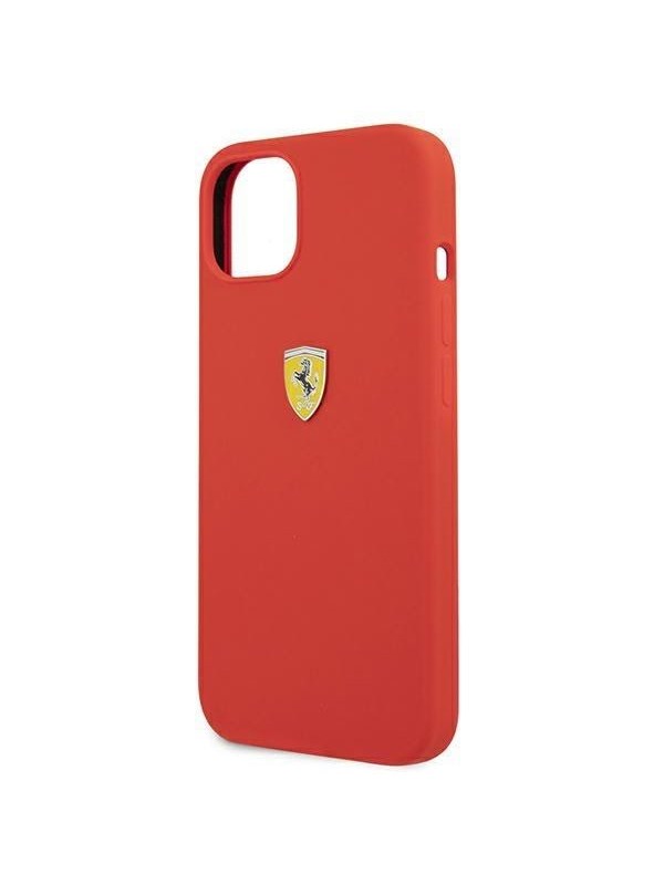 Ferrari Silicone Case for iPhone 13 mini - Red