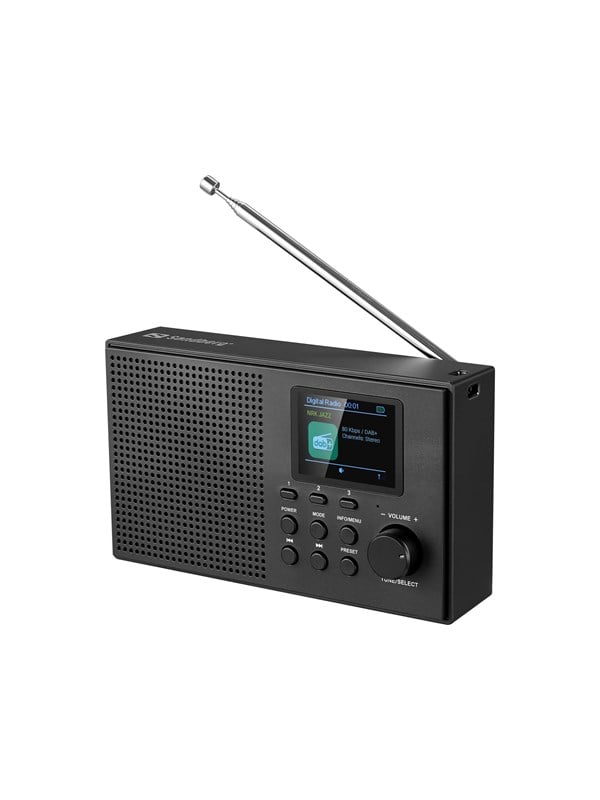 Sandberg Speaker Radio DAB+BT Recharge