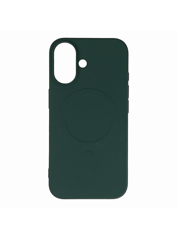 Hurtel Liquid Silicone Case MagSafe for iPhone 16 - Dark Green