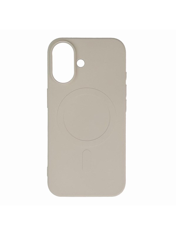 Hurtel Liquid Silicone Case MagSafe for iPhone 16 - Beige