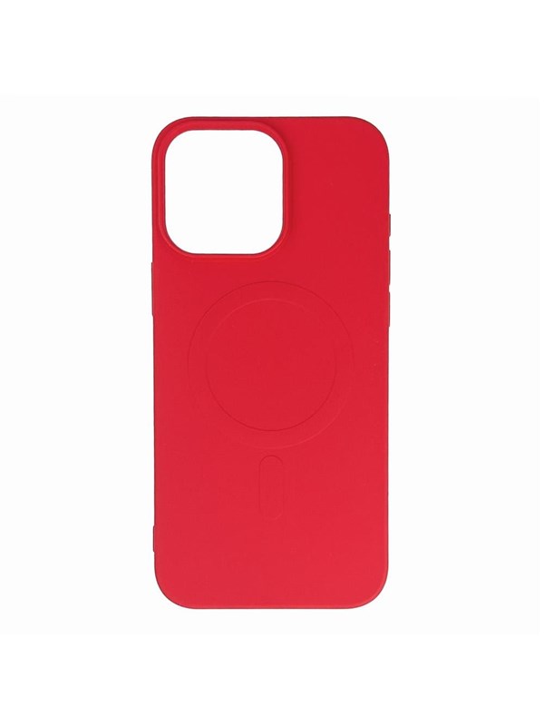 Hurtel Liquid Silicone Case MagSafe for iPhone 16 Pro Max - Red