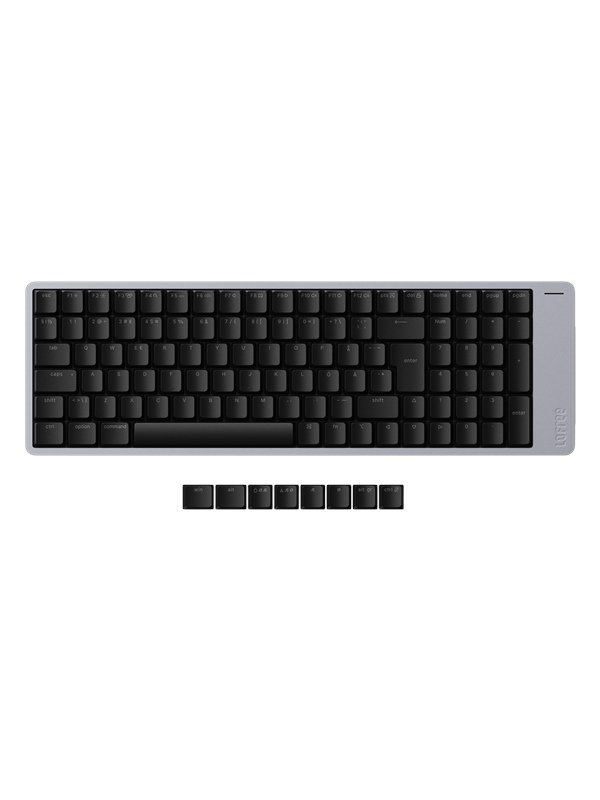 Lofree Flow 2 100 Space Grey - Kailh Pulse - Näppäimistö - Pohjoismainen - Musta