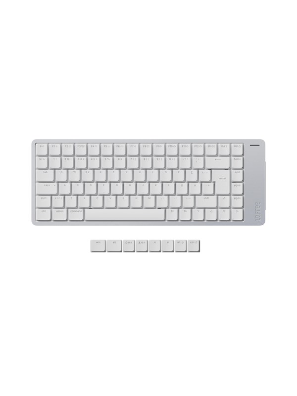 Lofree Flow 2 84 Silver - Kailh Void Silent - Näppäimistö - Pohjoismainen - Valkoinen