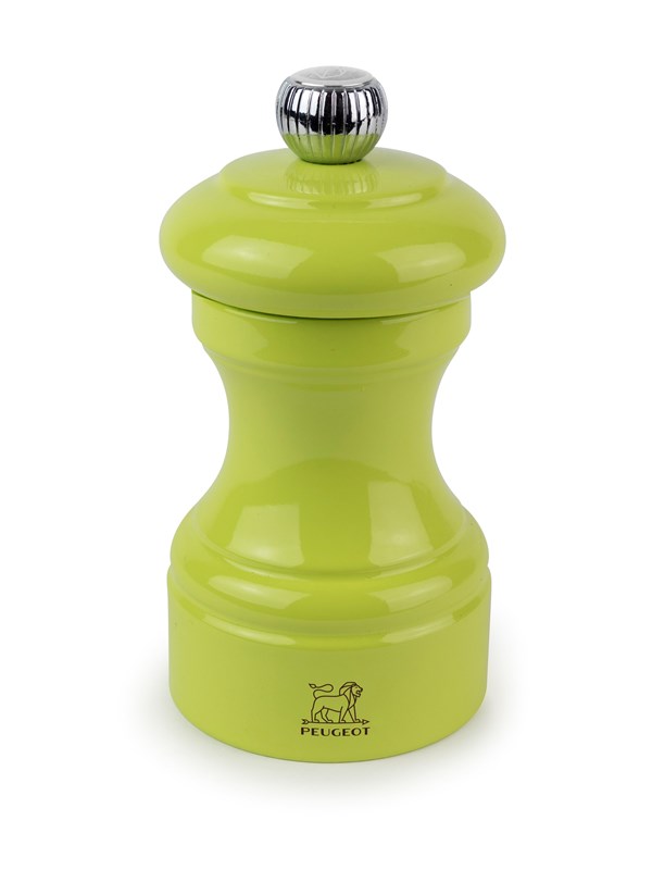 Peugeot Bistro Salt Mill in Wood Pistachio Gloss 10cm