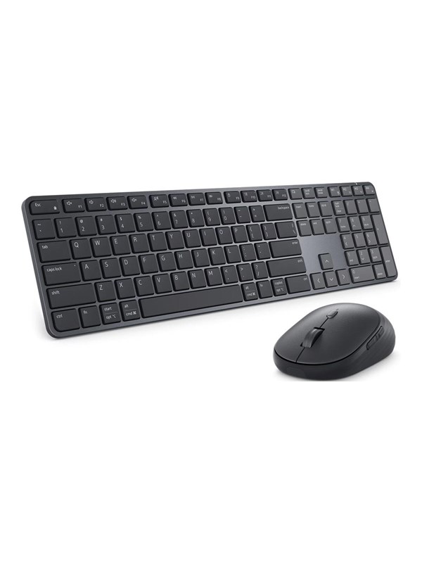 Dell Pro 7 KM726 - keyboard and mouse set - Slim - QWERTY - Spanish - graphite Input Device - Näppäimistö ja Hiirisetti - Espanjalainen - Musta
