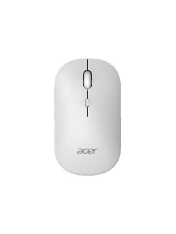 Acer AMR130 - mouse - 2.4 GHz Bluetooth 5.2 - white - Hiiri - Optinen LED - 4 painiketta - Valkoinen