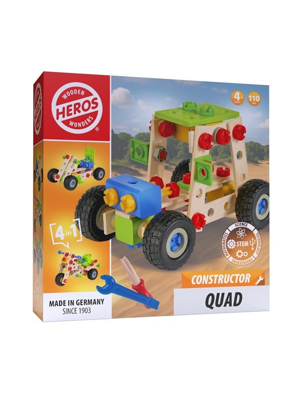 Heros Rakennussarja - 4-in-1, mönkijä, 110 osaa