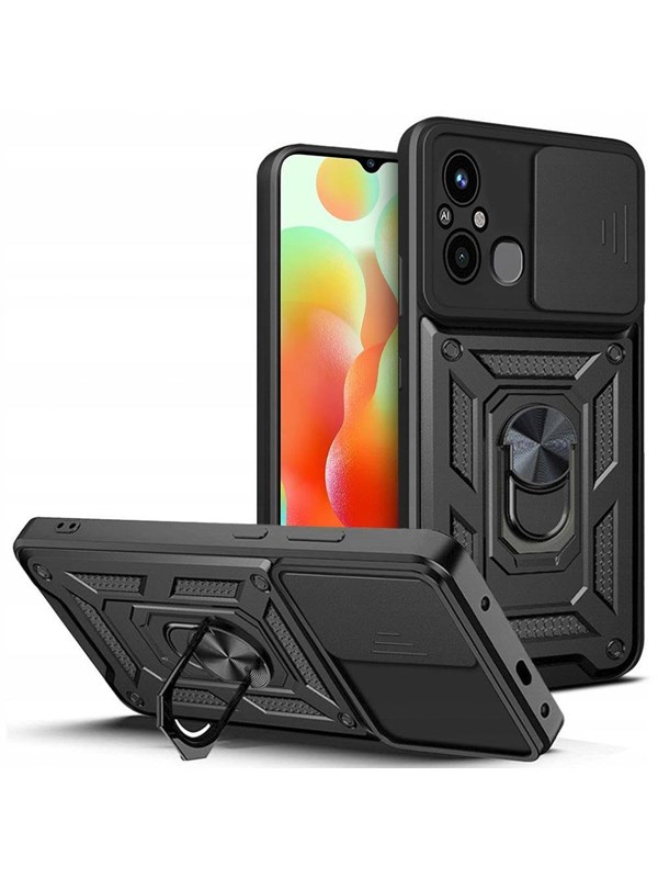 Tech-Protect CamShield Pro Case for Xiaomi Redmi 12C - Black