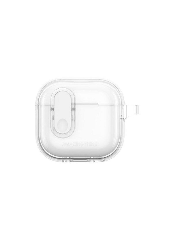 AmazingThing Minimal Case for AirPods 4 - Clear
