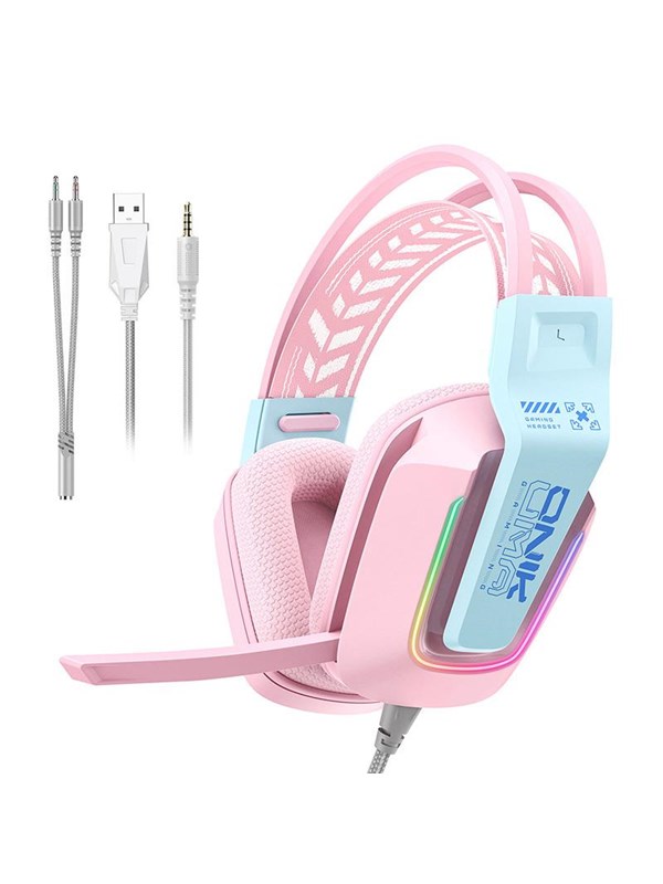 ONIKUMA X13 gaming headphones (pink)