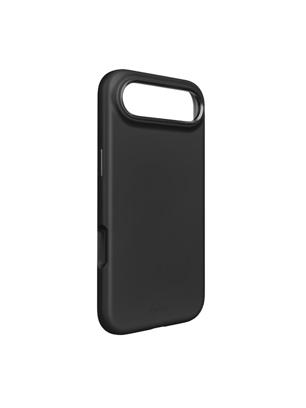 Puro Icon Mag Pro Liquid Silicone Case for iPhone 17 Air MagSafe Compatible with Camera Protection and Aluminum Buttons - Black