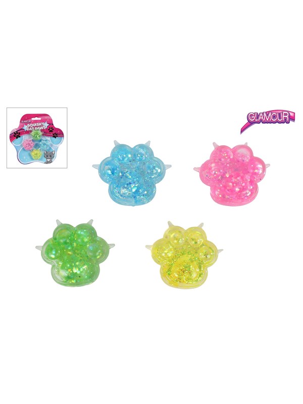 Trend Toys Squishy Mini Cat Paws Sugar 4pcs.
