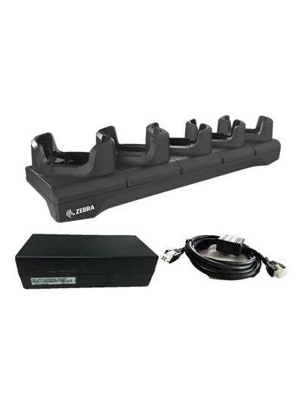 Zebra - handheld charging stand - 5-slot Virtalähde - ATX - 80 Plus