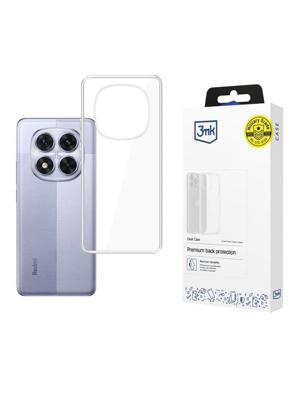 3mk Clear Case for Xiaomi Redmi Note 14 Pro+ - transparent