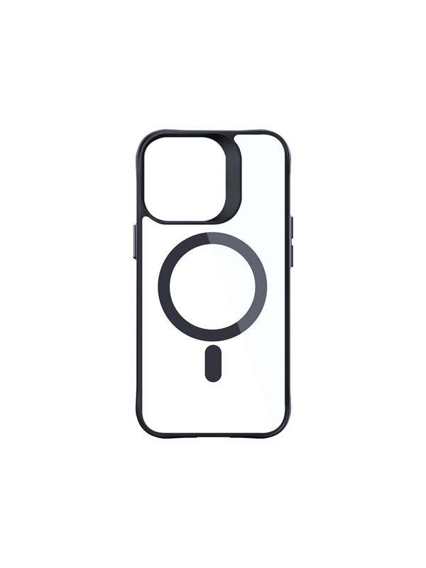 3mk Satin Armor MagCase with MagSafe for iPhone 14 Pro Max - Clear with Black Frame
