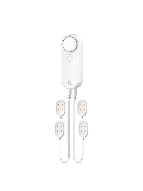 Deltaco SMART HOME Water leakage sensor 2 x cables attached with total 4 sensors