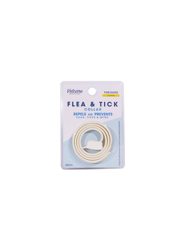 Vetcare Flea & Tick Collar For Dog 60cm Lemon