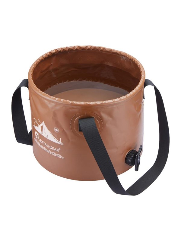 Flextail Flex Bucket 20L Folding Bucket - Brown