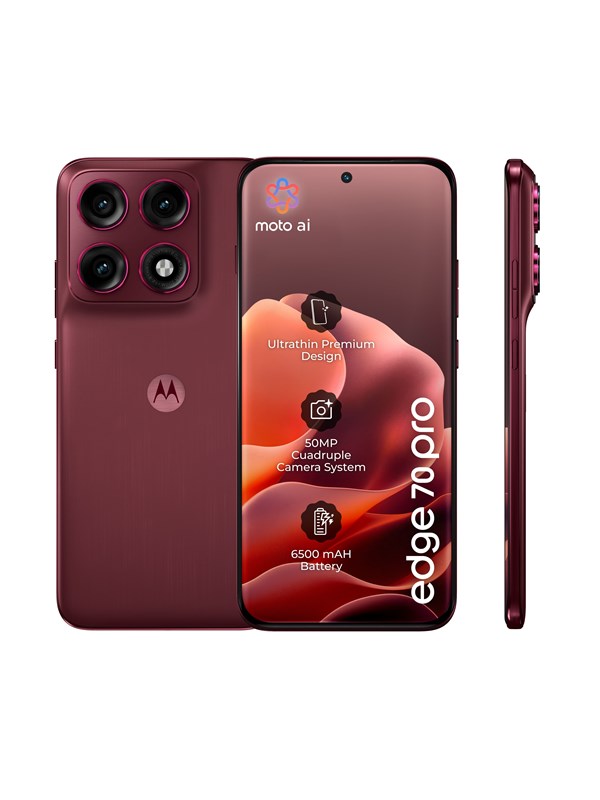 Motorola edge 70 pro 512GB/12GB - PANTONE Zinfandel