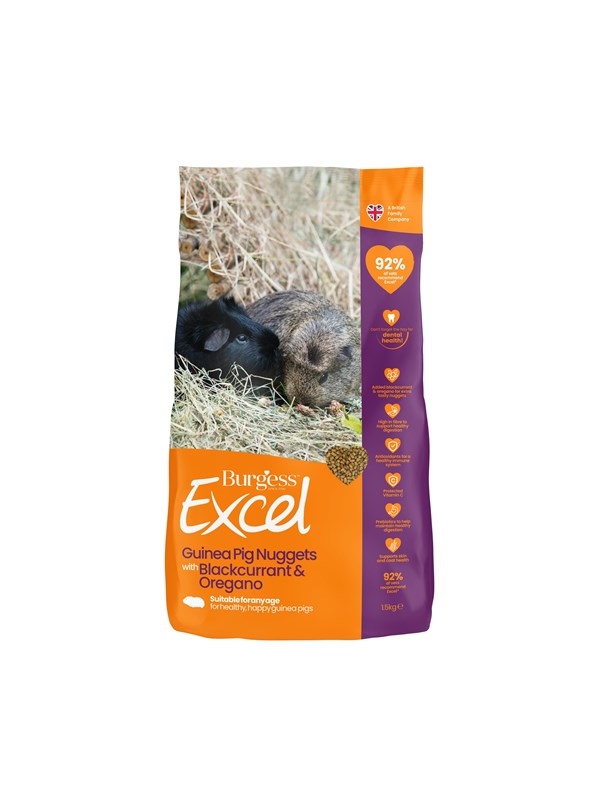 Burgess Excel guinea pig blackcurrant & oregano 1.5 kg