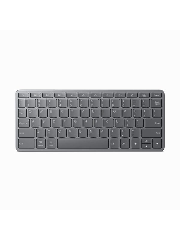 Lenovo Multi-Device Wireless Keyboard US International - Näppäimistö - Englanti (US) - Harmaa