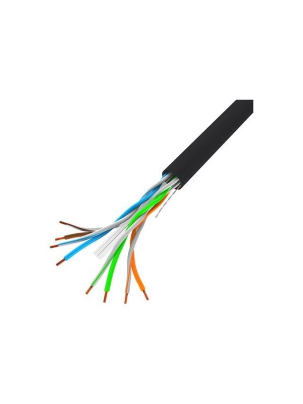 Lanberg bulk cable - black - Musta