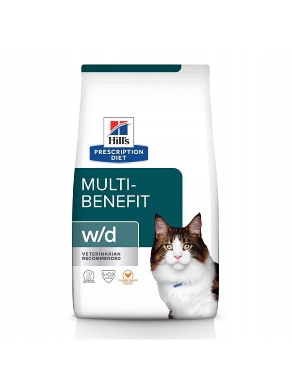 Hill's PRESCRIPTION DIET Multi-Benefit Feline w/d Dry cat food Chicken 3 kg