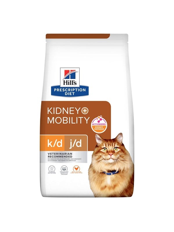 Hill's Prescription Diet K/D Kidney + Mobility Chicken - dry cat food - 3kg