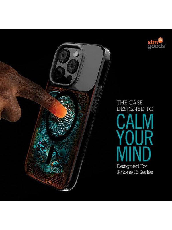 STM Reveal Warm MagSafe - Case for iPhone 15 Pro - Black Realm