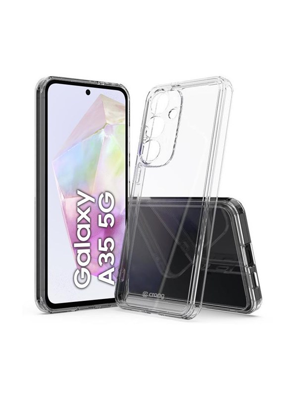 CRONG Crystal Shield Cover - Samsung Galaxy A35 5G Case - Transparent