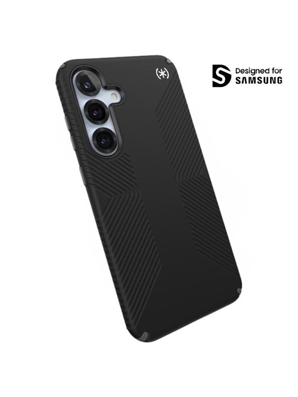Speck Presidio2 Grip Magnet - Samsung Galaxy S25+ / 24+ MagSafe Case - Black/Slate Gray/White