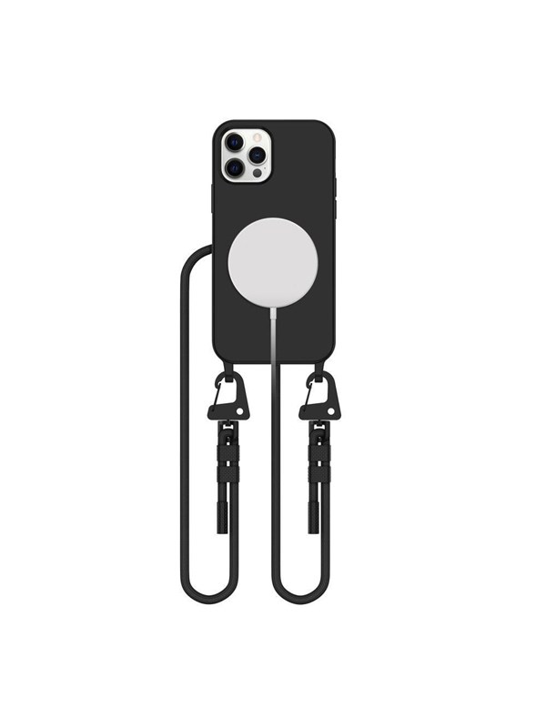 Tech-Protect MagNecklace MagSafe Case for iPhone 12 / 12 Pro - Black