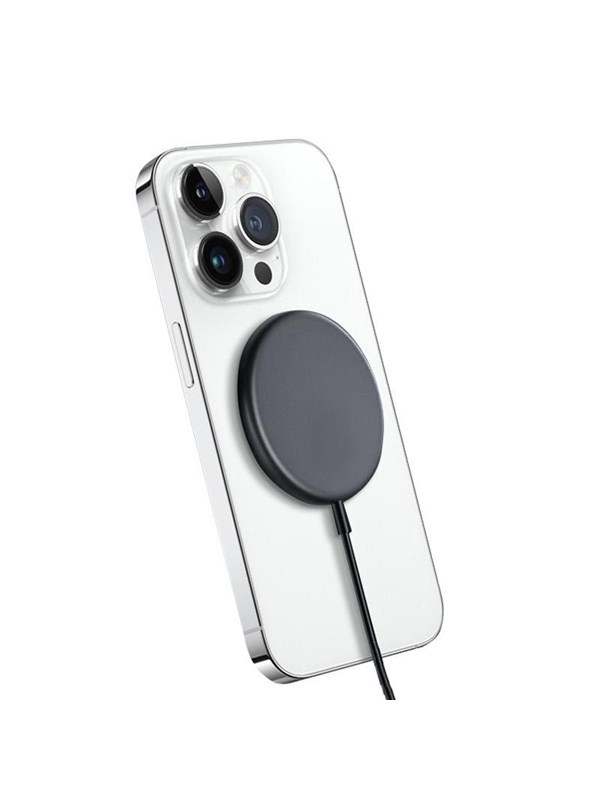 CRONG MagSpot Wireless Charger - Aluminum MagSafe 15W Inductive Charger - Graphite