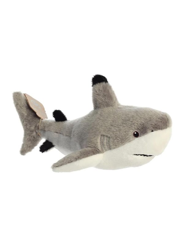 Eco Nation - Plush Toy / Cuddly Blacktip Shark 38 cm Eco-Friendly