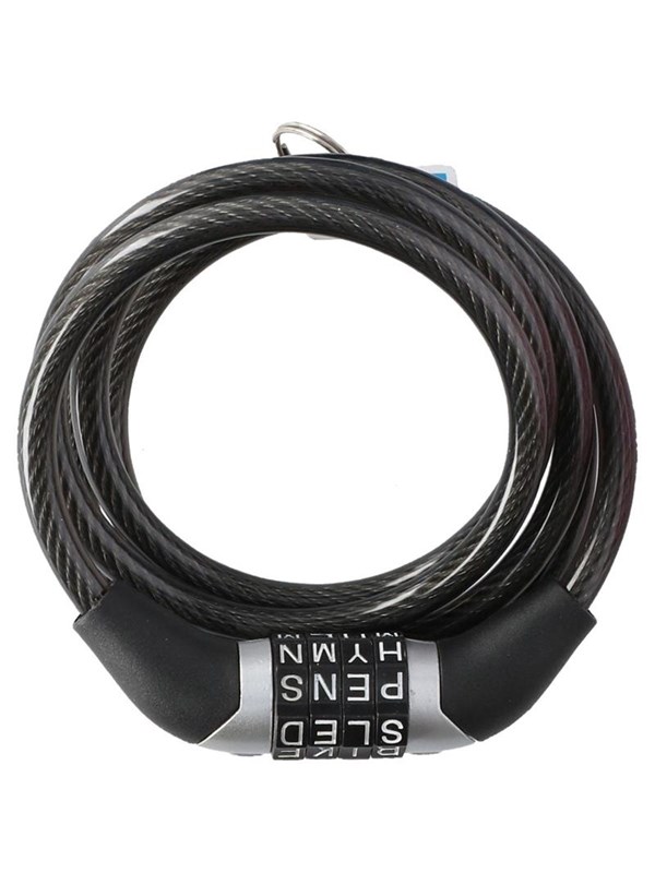 Dunlop - Bicycle Lock with Combination - Black