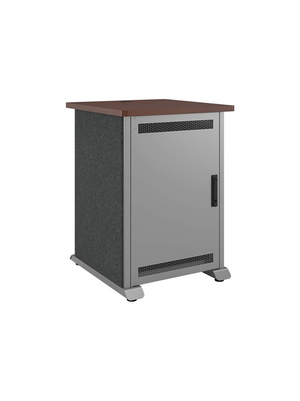 Middle Atlantic Forum cart - biltmore cherry charcoal grey magnesium - TAA Compliant - Max 136 kg - recommended for