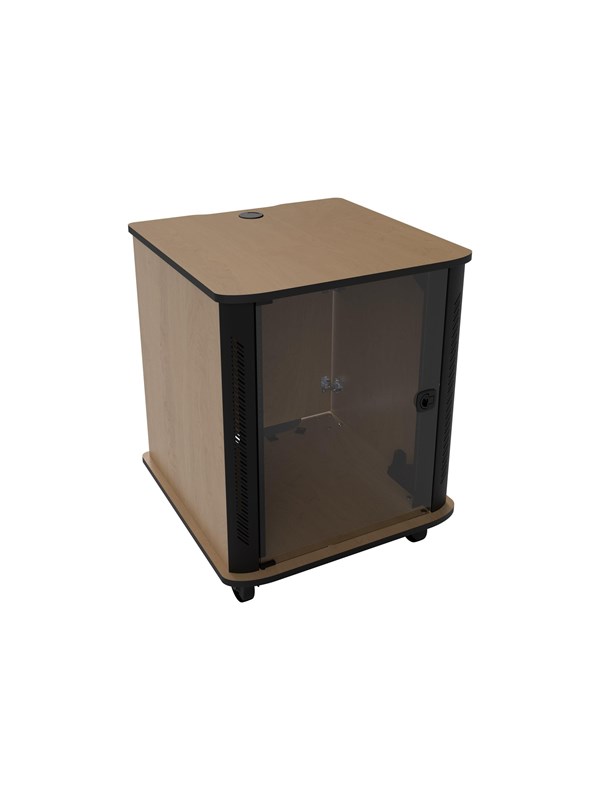 Middle Atlantic RFR Series cart - for audio/video components - kensington maple - Max 158.8 kg - recommended for
