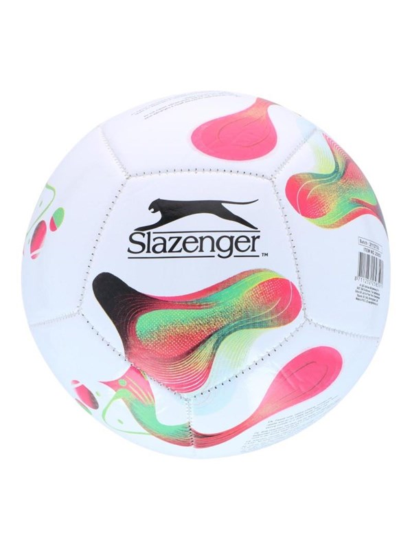 Slazenger - Mini Training Football for Kids 12 Panels Size 2 - White/Pink